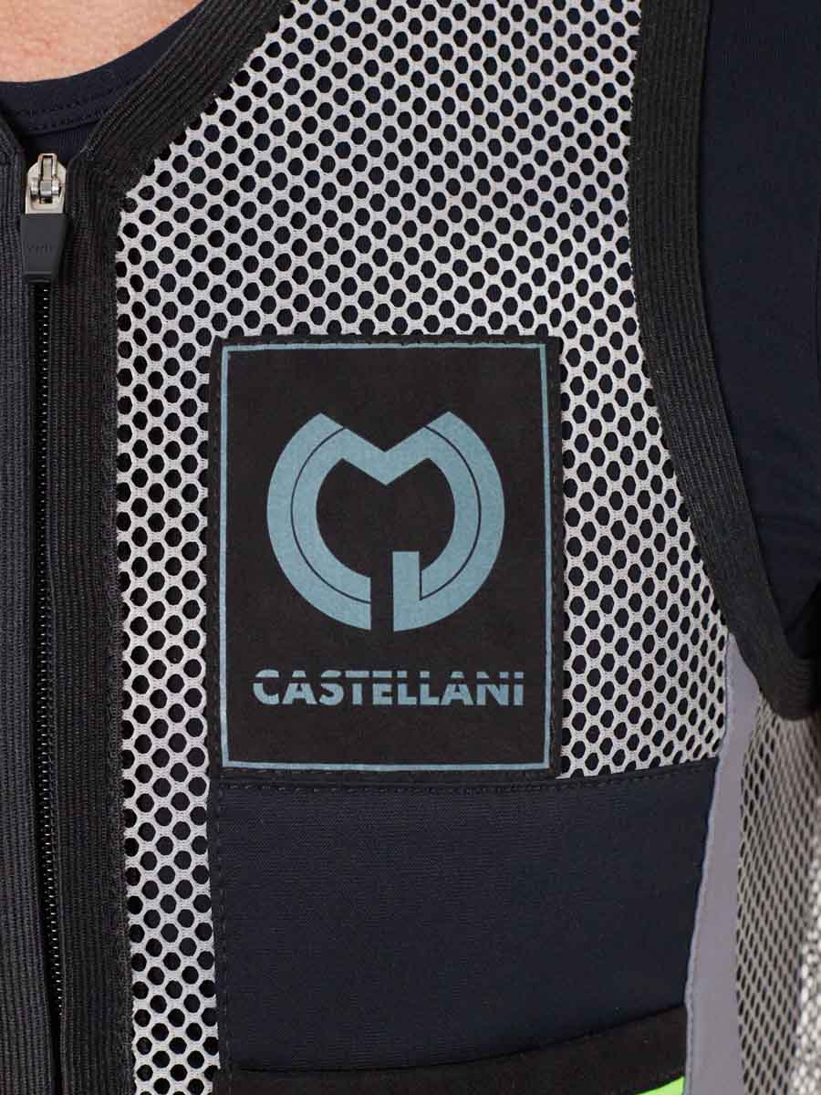 Castellani Trap Shooting Vest Rio Evolution - RH - Grey/Black/Grey from ...