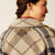 Ariat Ballston Womens Cardigan - Oatmeal Plaid