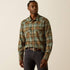 Ariat Henry Retro Fit Western Shirt - Dark Green