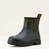 Ariat Kelmarsh Shortie Rubber Boot - Black/Ocelot