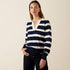 Ariat Langsett Sweater - Navy Stripe