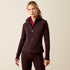 Ariat Skadi Full Zip Sweatshirt - Chocolate Plum