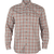 Harkila Milford Shirt - Bloodstone Red/White