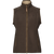 Harkila Sandhem Sherpa Fleece Womens Waistcoat - Demitasse Brown
