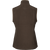 Harkila Sandhem Sherpa Fleece Womens Waistcoat - Demitasse Brown
