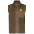 Harkila Kalix Fleece Waistcoat - Dark Earth