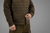 Harkila Retrieve Insulated Cardigan - Dark Warm Olive