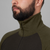 Harkila Base Warm Up Zip Neck - Willow Green/Shadow Brown