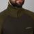 Harkila Base Warm Up Zip Neck - Willow Green/Shadow Brown