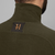 Harkila Base Warm Up Zip Neck - Willow Green/Shadow Brown