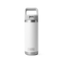 YETI RAMBLER® 18OZ BOTTLE WITH COLOUR-MATCHED STRAW CAP - WHITE