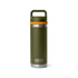 YETI RAMBLER® 18OZ BOTTLE WITH CHUG CAP - OLIVE/KING CRAB