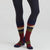 Ridgeline Merino Wool Socks Full Length - Navy Stripes