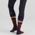Ridgeline Merino Wool Socks Full Length - Navy Stripes