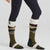 Ridgeline Merino Wool Socks Full Length - Olive Stripes