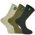 Ridgeline Cotton Work Sock - Mid Length (3 Pack)