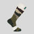 Ridgeline Merino Wool Socks Full Length - Olive Stripes