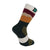 Ridgeline Merino Wool Socks Mid Length - Berry Stripes