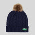 Ridgeline Nordic Fleck Womens Bobble Hat - Navy