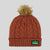 Ridgeline Nordic Fleck Womens Bobble Hat - Russet