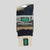 Ridgeline Merino Wool Socks Mid Length - Navy Stripes