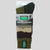 Ridgeline Merino Wool Socks Mid Length - Olive Stripes