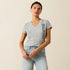 Ariat Vertical Logo Womens T-Shirt - Heather Grey