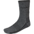 Seeland Field Heavy Merino Sock - Grey Melange/Black