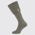 Ridgeline Double Cuff Welly Socks - Moss