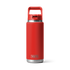 YETI RAMBLER® 26OZ BOTTLE WITH COLOUR-MATCHED STRAW CAP - RESCUE RED