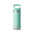 YETI RAMBLER 18 OZ COLOUR STRAW BOTTLE - SEAFOAM