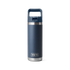 YETI RAMBLER 18 OZ COLOUR STRAW BOTTLE - NAVY