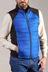 Castellani Sleeveless Quilted Jacket - Light Blue